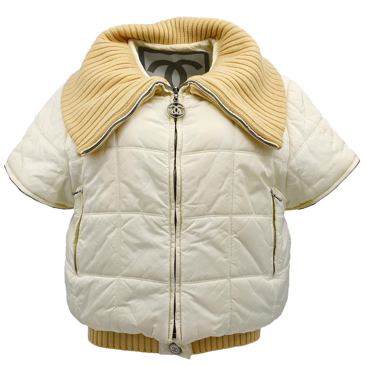 Luxury Chanel Sport Line Jacket Ivory 00A #40