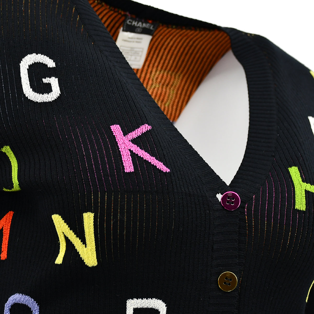 Luxury Chanel Cardigan Black 01A #36