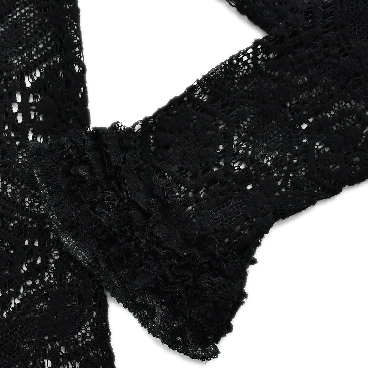 Luxury Chanel Lace Cardigan Black 04A #40