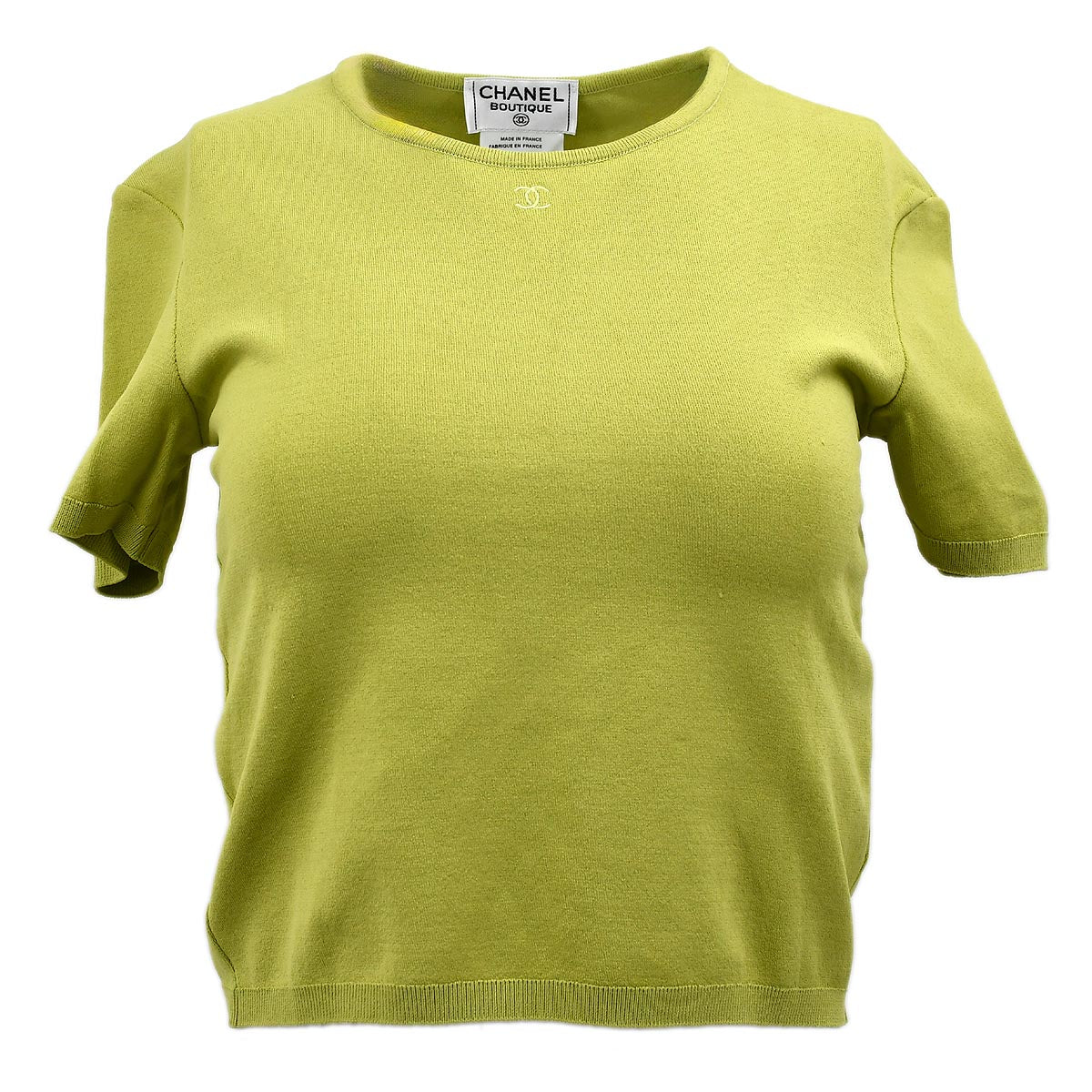 Luxury Chanel T-shirt Light Green 98P #40