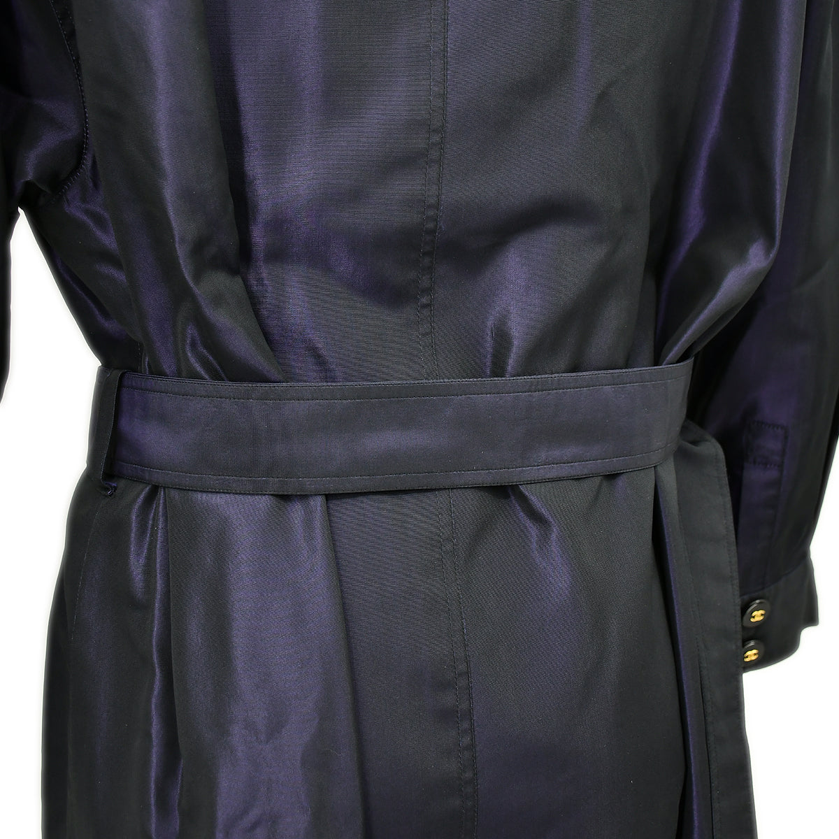 Luxury Chanel Coat Navy