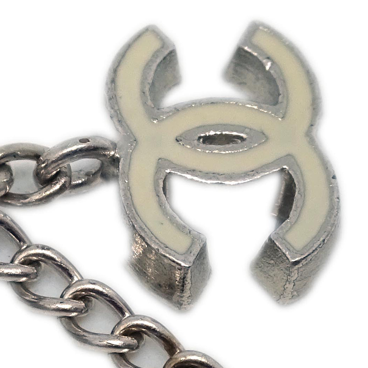 Luxury Chanel Silver Chain Ladybug Bracelet 04P