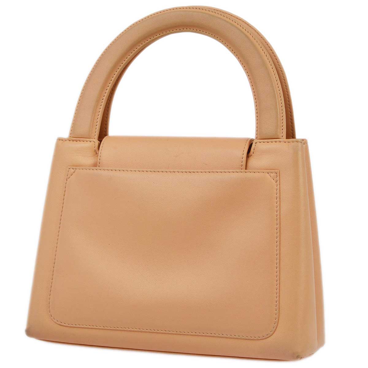 Luxury Chanel 1997-1999 Beige Lambskin Handbag