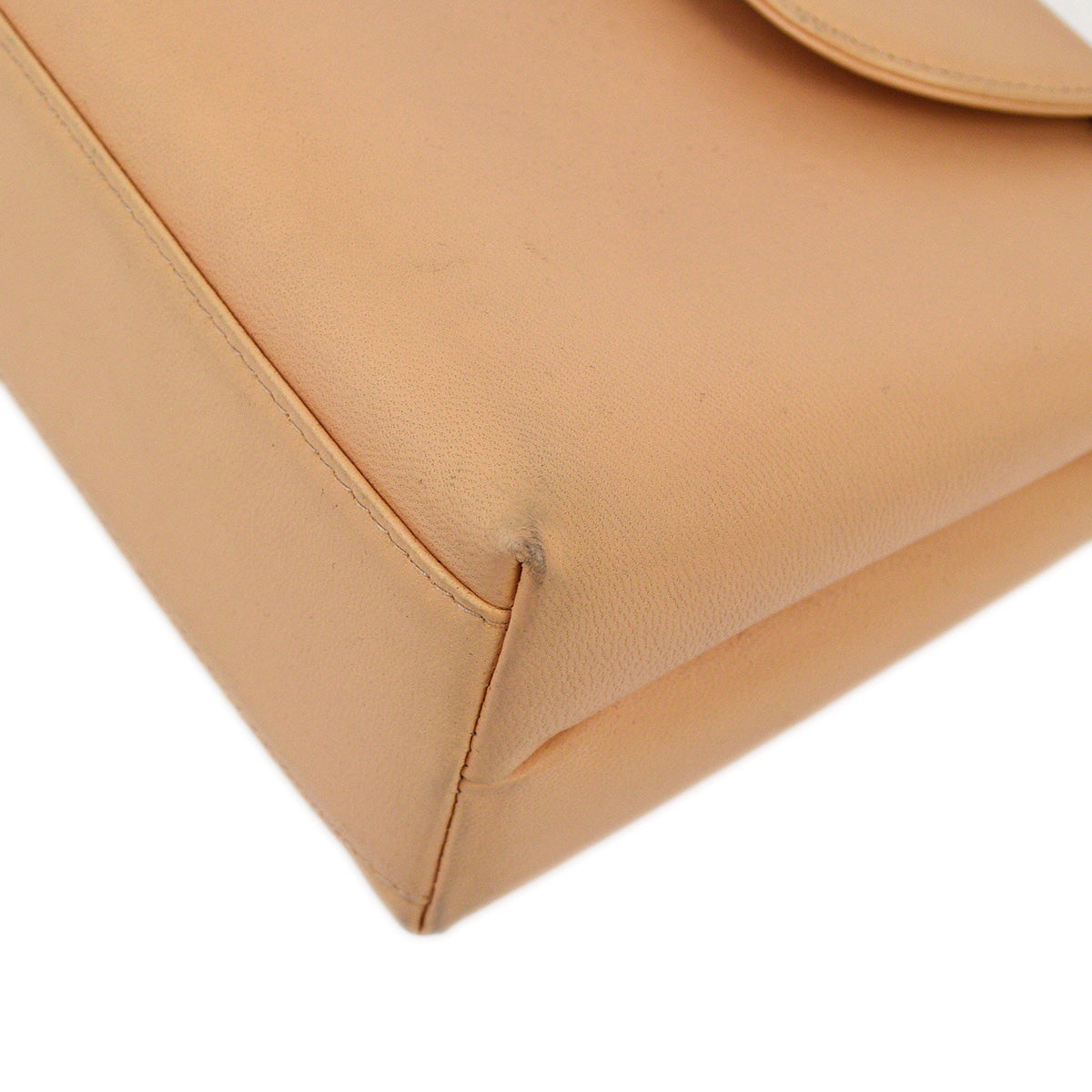 Luxury Chanel 1997-1999 Beige Lambskin Handbag