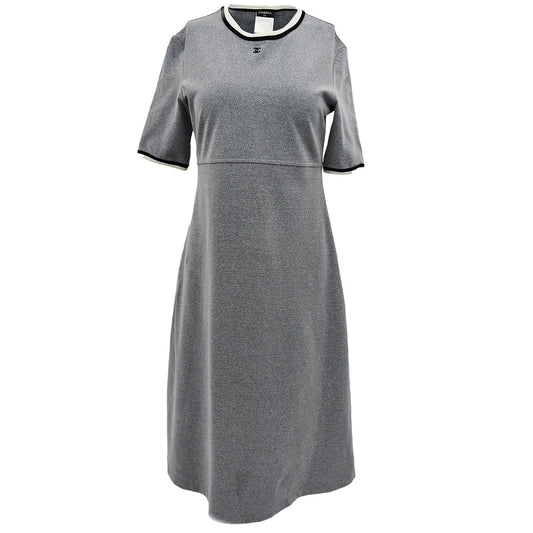 Luxury Chanel Dress Gray 98P #42