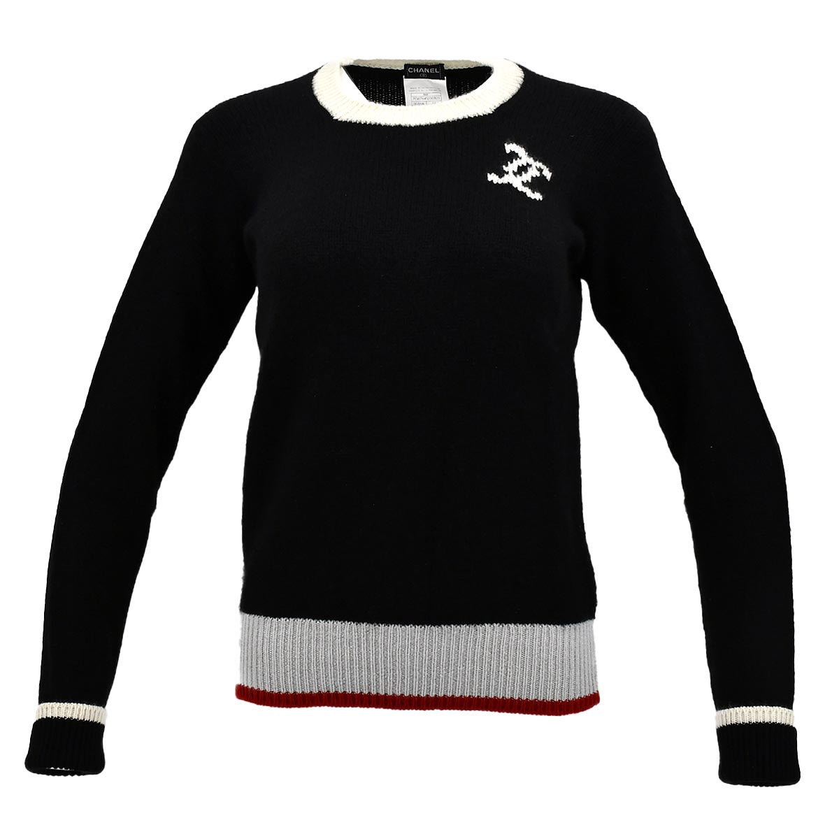 Luxury Chanel Sweater Black 96A #44