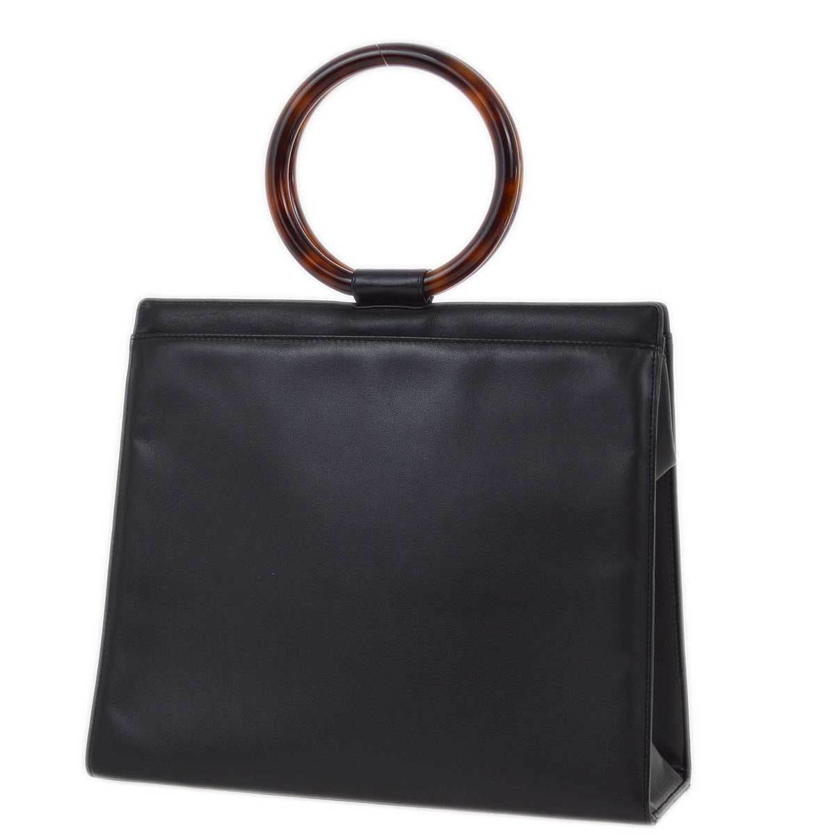 Luxury Chanel 1997-1999 Black Lambskin Handbag