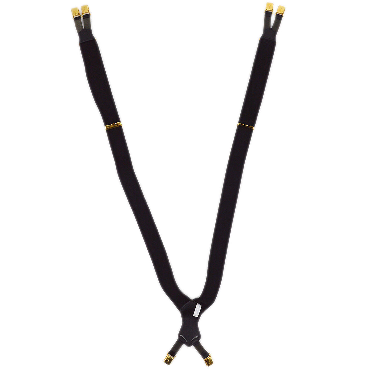 Luxury Chanel Black Suspenders Small New