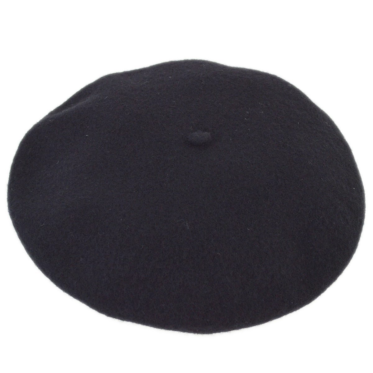 Luxury Chanel Black Hat Beret #57 Small New