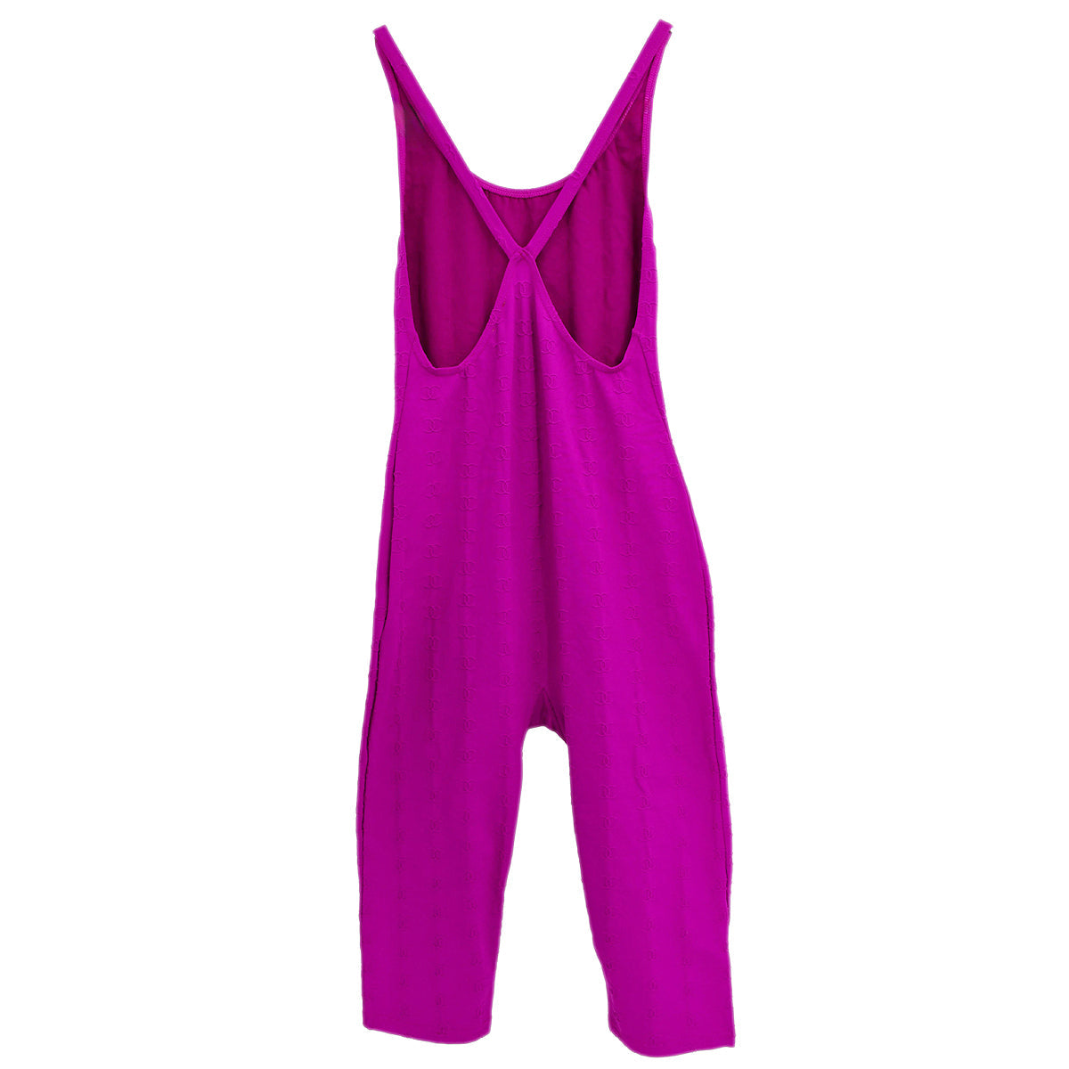 Luxury Chanel Sleeveless Jumpsuit Purple 97P #42