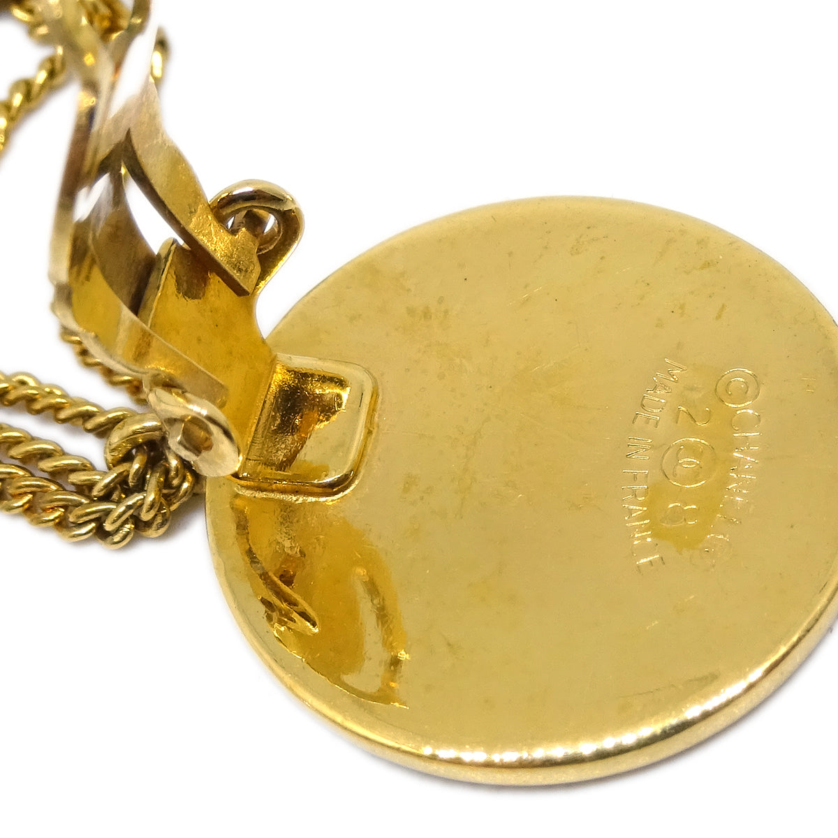 Luxury Chanel Gold Bag Dangle Earrings Clip-On 28