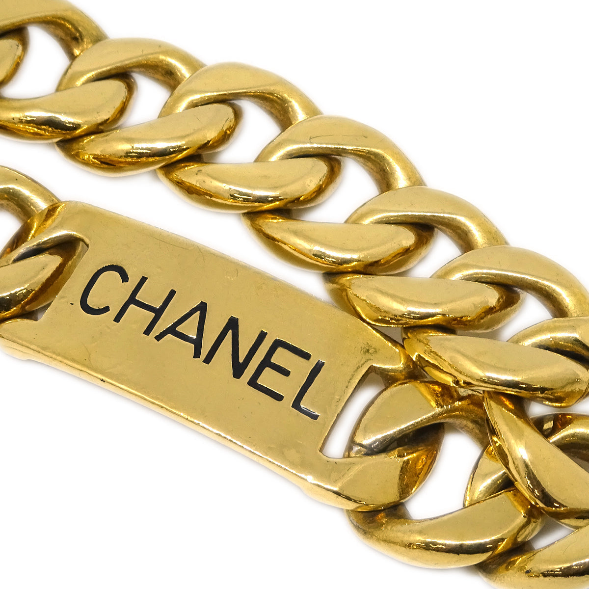 Luxury Chanel Gold Chain Belt Small New