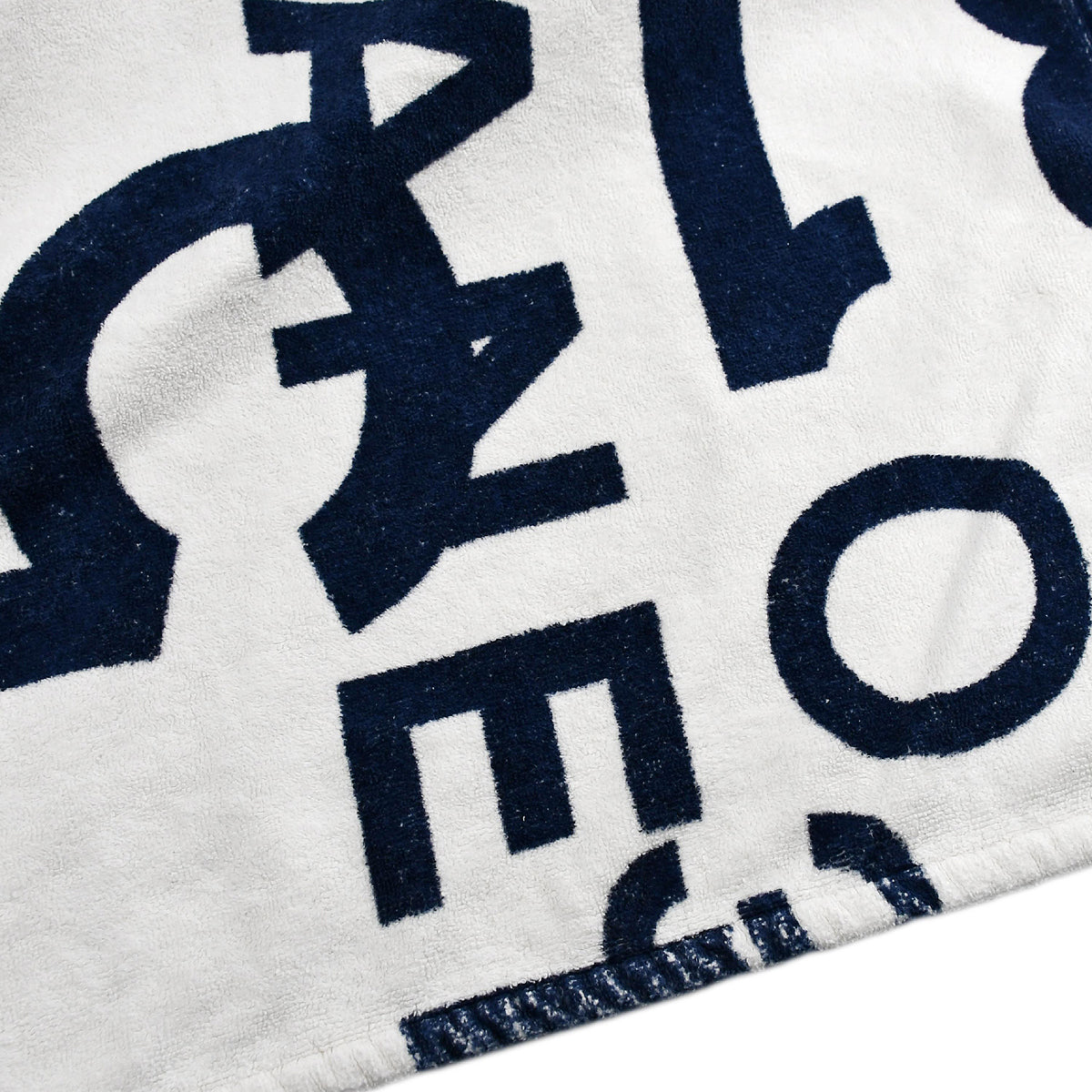 Luxury Chanel Logo Beach Towel White Small New