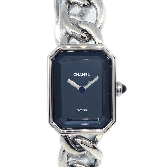 Luxury Chanel Premiere Quartz Watch Silver SS #XL