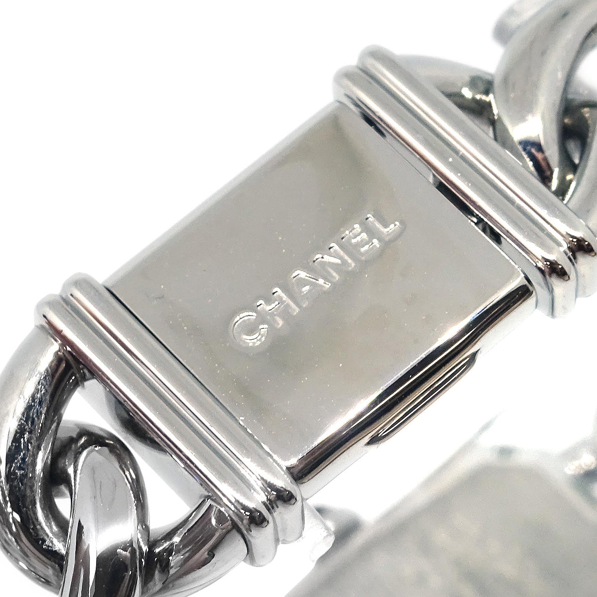 Luxury Chanel Premiere Quartz Watch Silver SS #XL