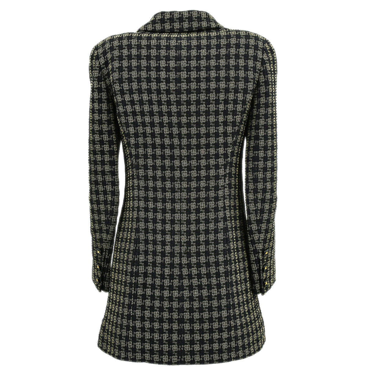 Luxury Chanel Single Breasted Jacket Black 95A #36