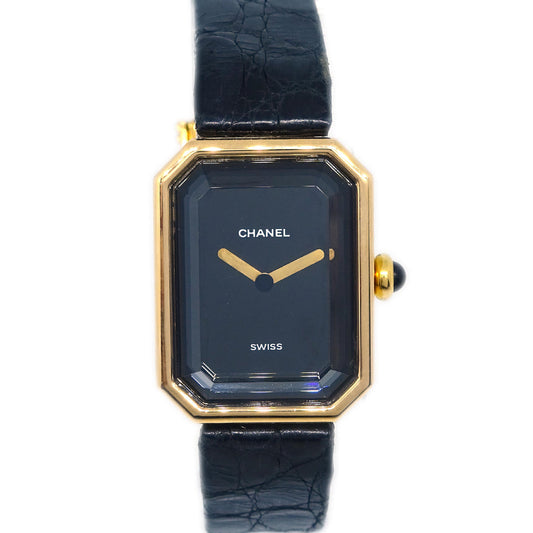 Luxury Chanel Premiere Watch Black 18KYG