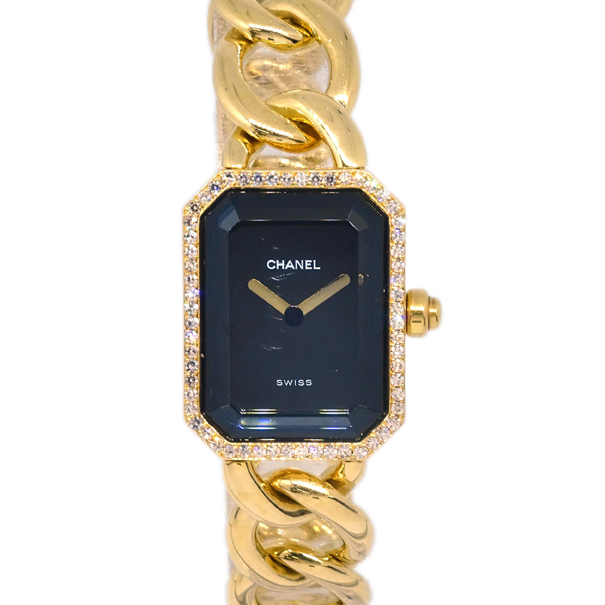 Luxury Chanel Premiere Watch 18KYG Diamond #XL
