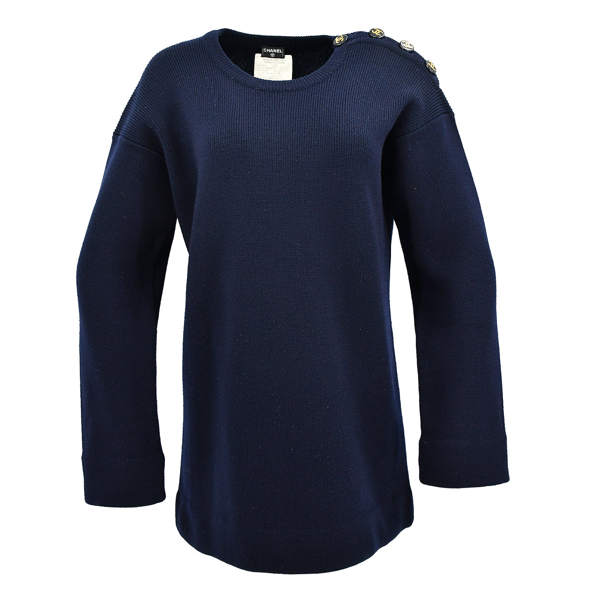 Luxury Chanel Sweater Navy 94C #38