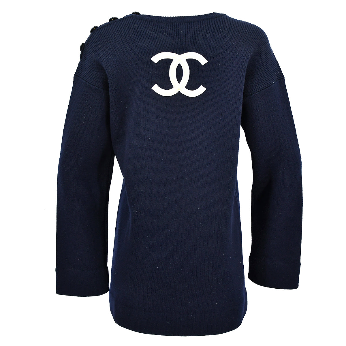 Luxury Chanel Sweater Navy 94C #38