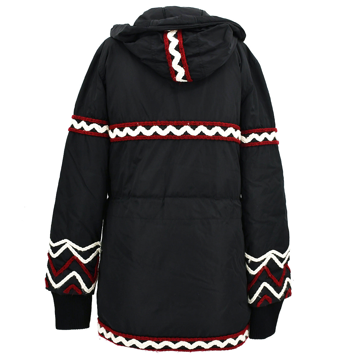 Luxury Chanel Sport Line Zip Up Hooded Jacket Black 07A #38