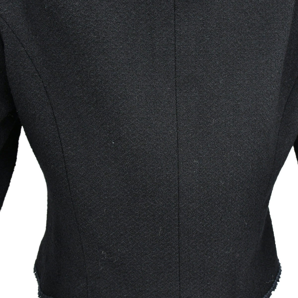 Luxury Chanel Single Breasted Jacket Black