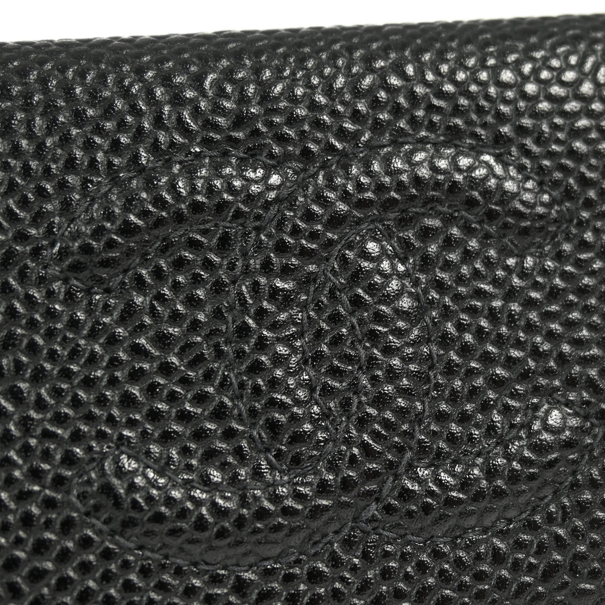 Luxury Chanel 2000-2001 Black Caviar Six Hook Key Case Small New