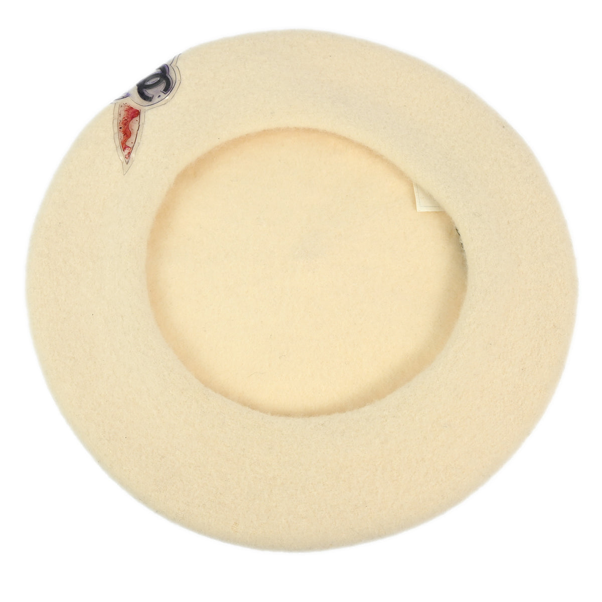 Luxury Chanel Ivory Hat Beret Small New