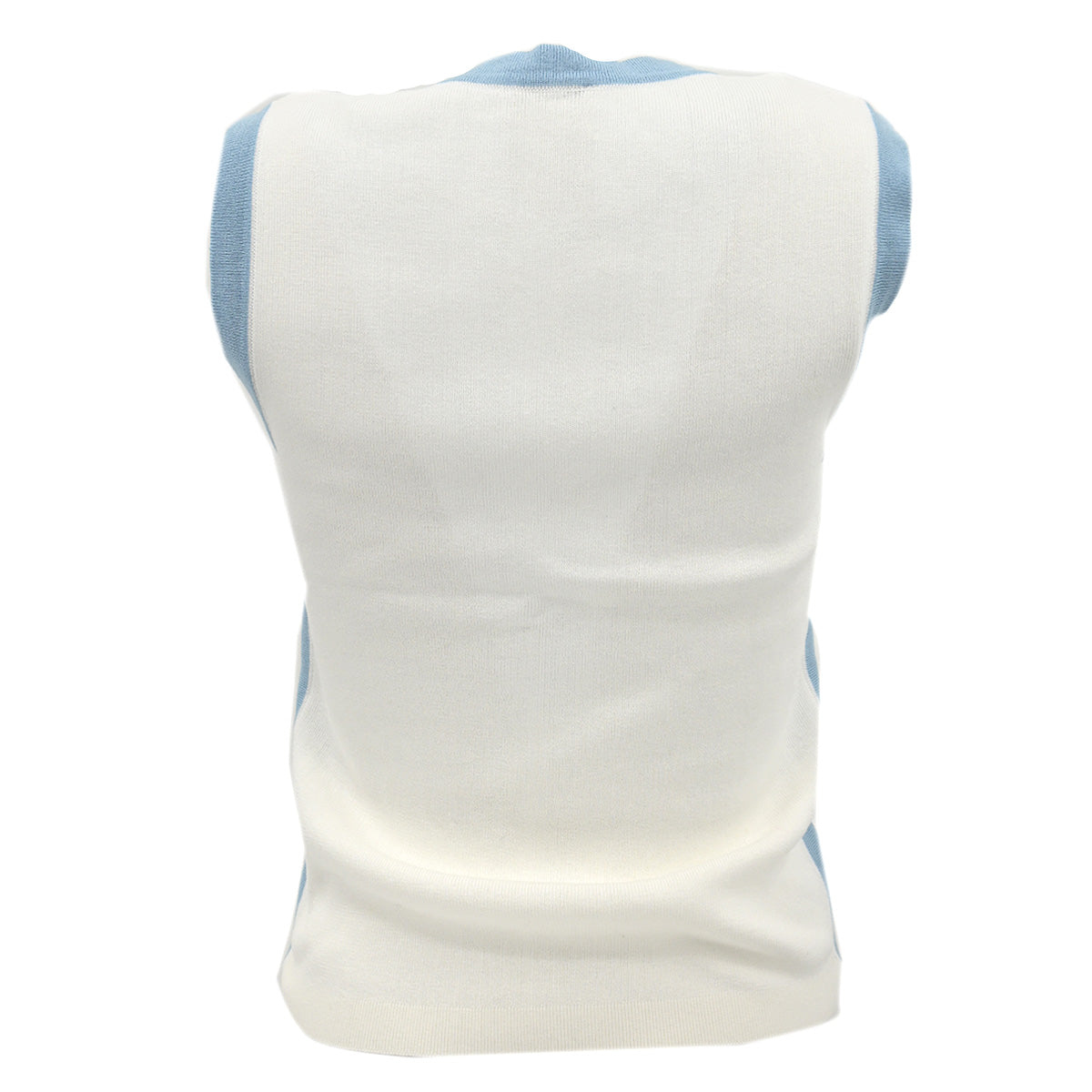 Luxury Chanel Sleeveless Top White 02S #40