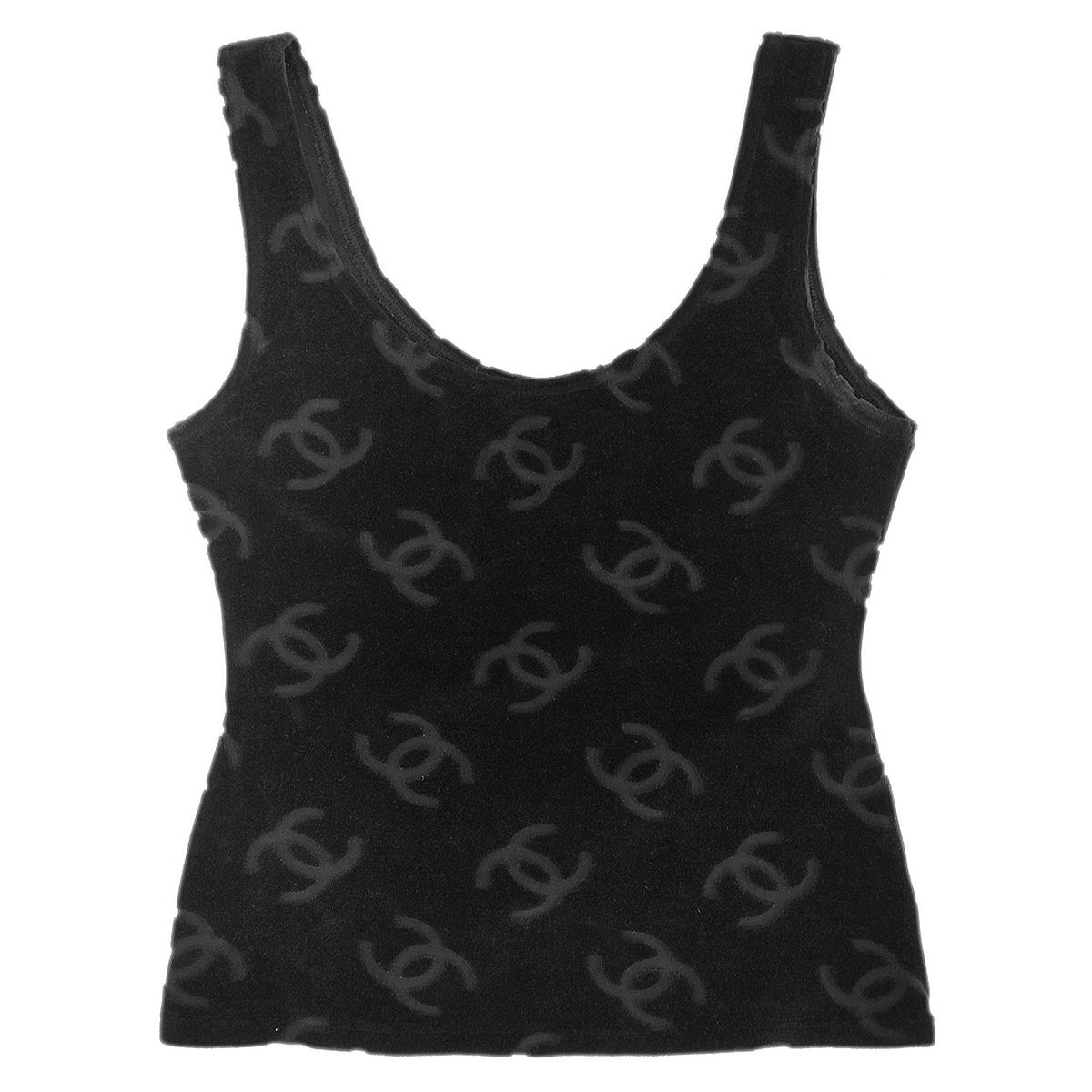 Luxury Chanel Sleeveless Top Black #38