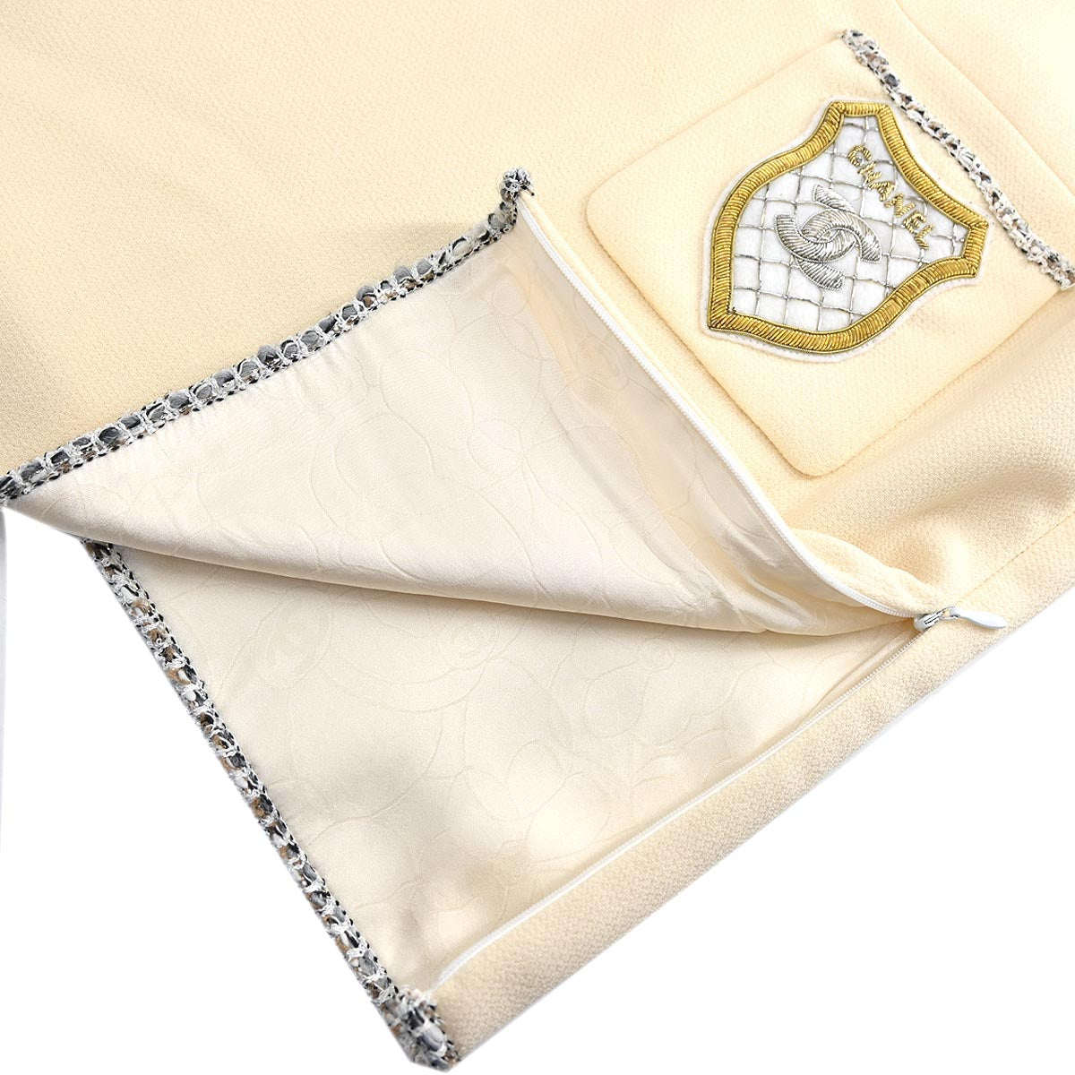 Luxury Chanel Sleeveless Top Ivory 05C #42