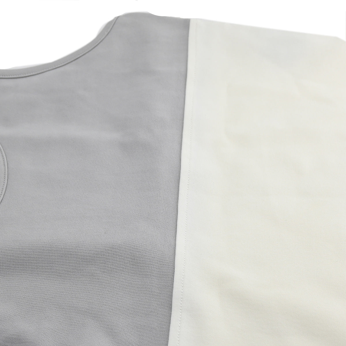 Luxury Chanel Sport Line Sleeveless Top Gray White 01P #38
