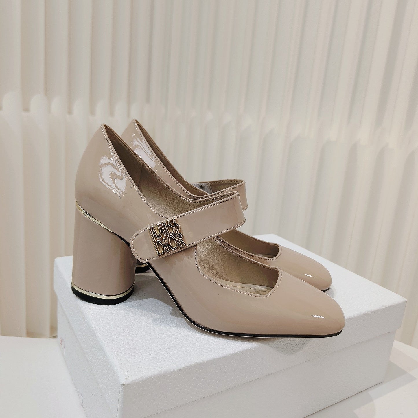 Luxury DiorMiss  Luxury DiorPump 85mm In Beige Cowhide 111355