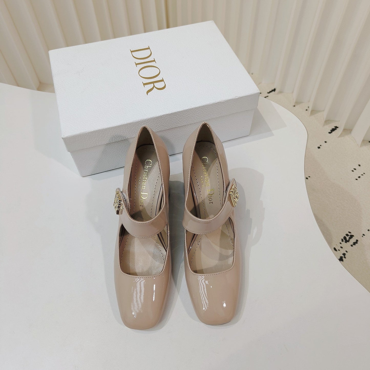 Luxury DiorMiss  Luxury DiorPump 85mm In Beige Cowhide 111355