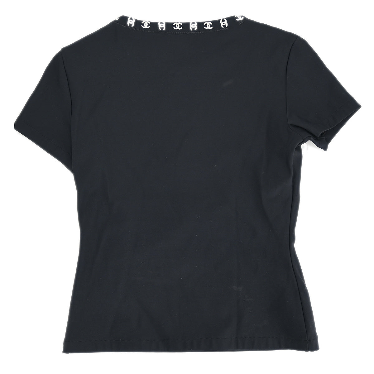 Luxury Chanel T-shirt Black 97C #36