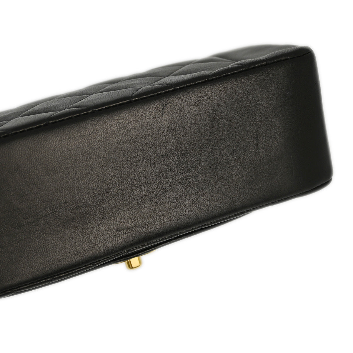 Luxury Chanel 1994-1996 Black Lambskin Small Diana Shoulder Bag