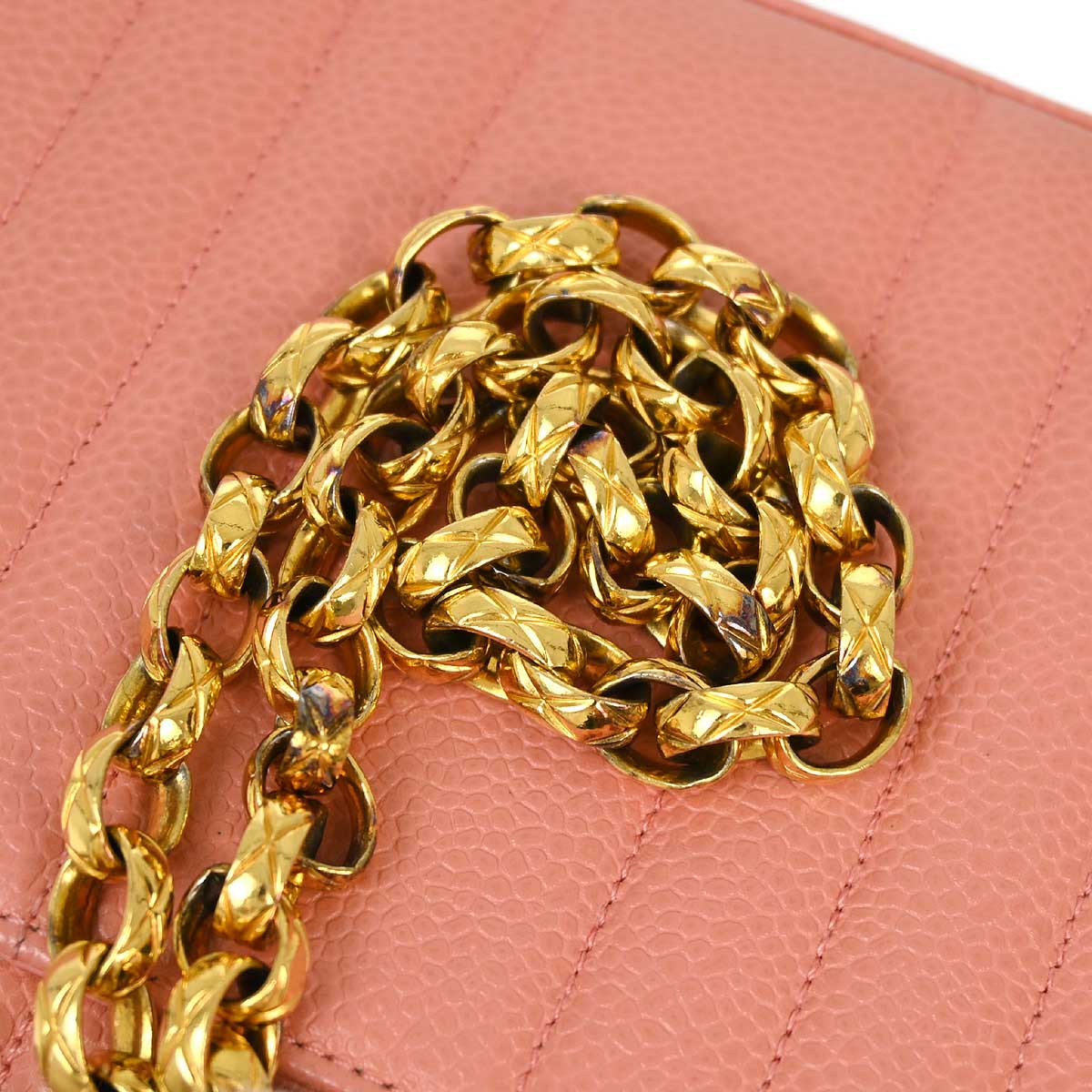 Luxury Chanel * 1991-1994 Pink Caviar Mademoiselle Shoulder Bag