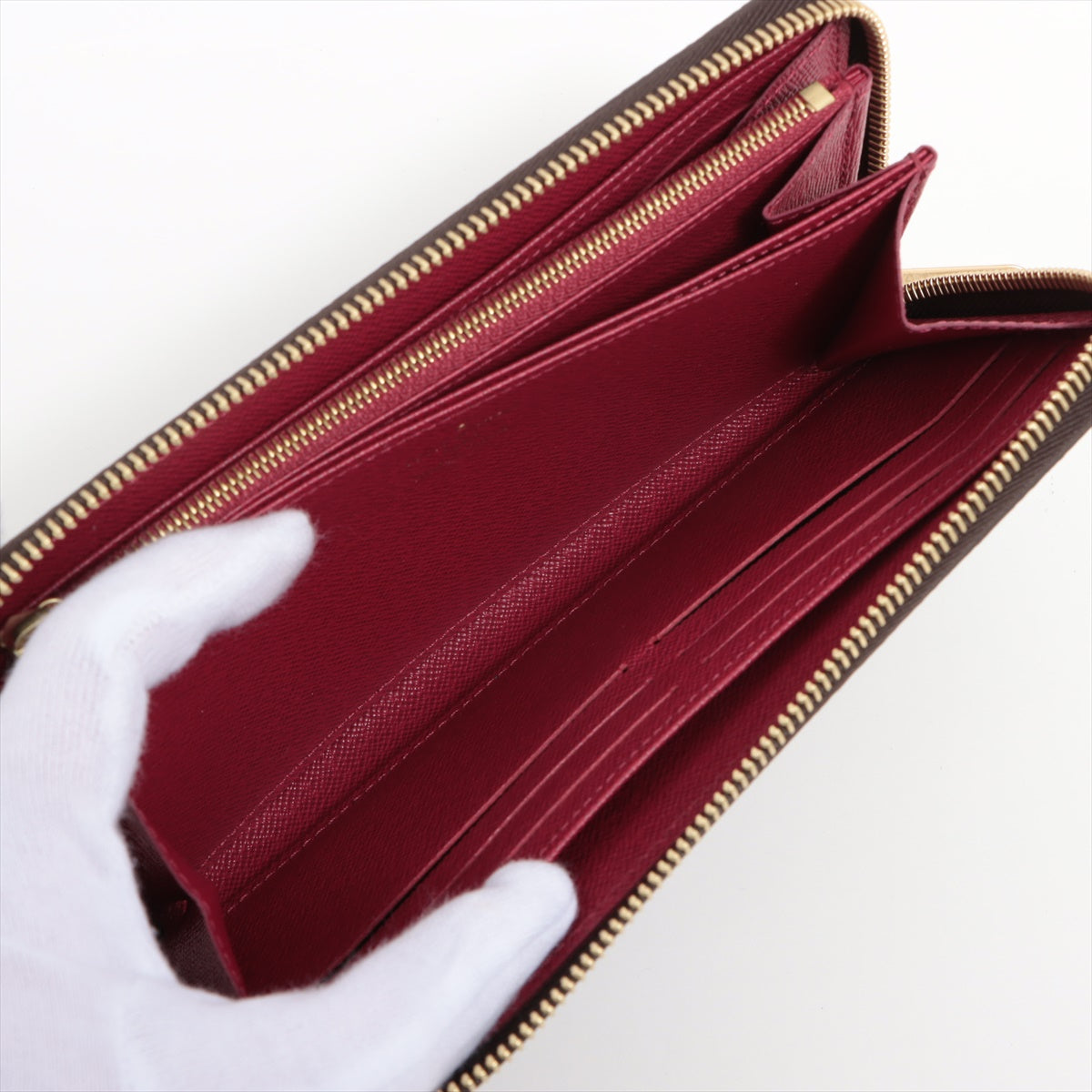 Louis Vuitton Monogram  Wallet M41895 Fushai Round Zip Wallet