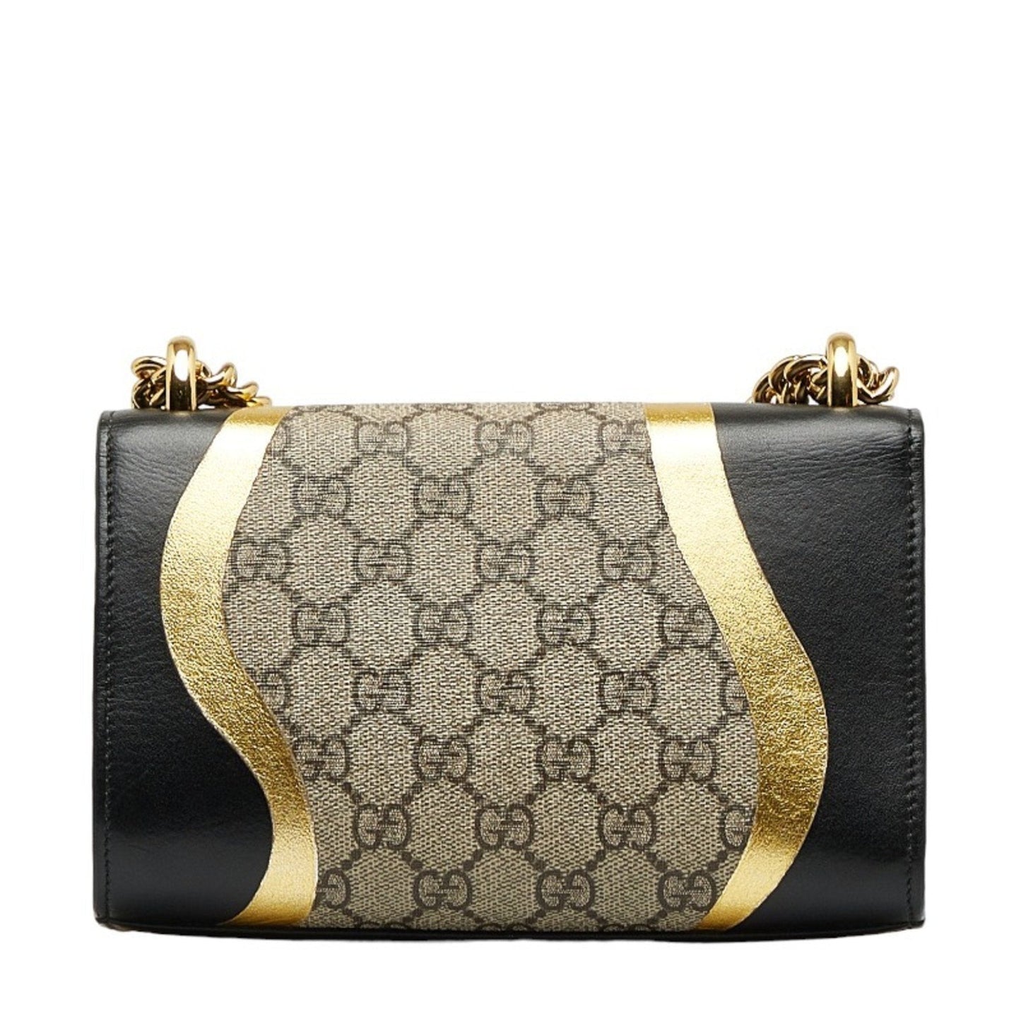 Luxury Gucci Trending 2025 Padlock  Canvas Shoulder Bag ()