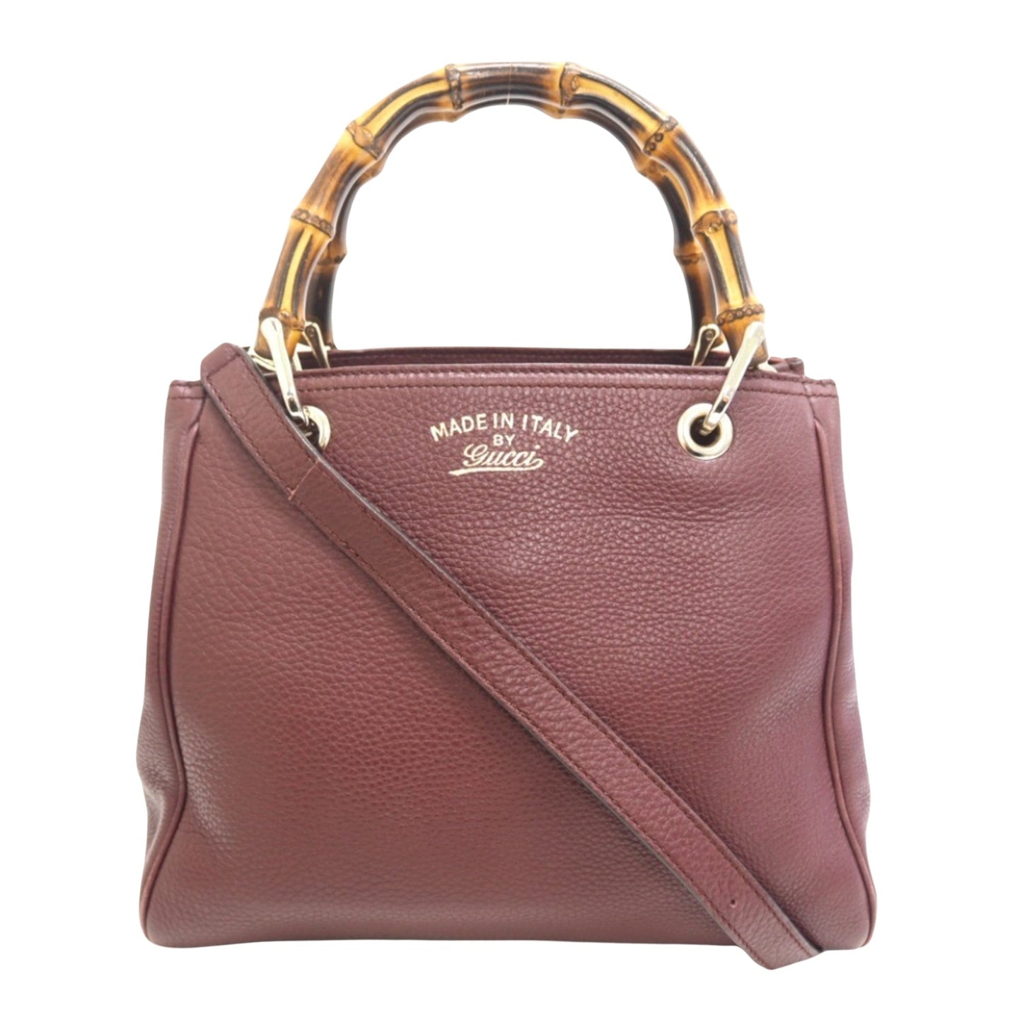 Gucci Bamboo Shopper  Leather Handbag ()