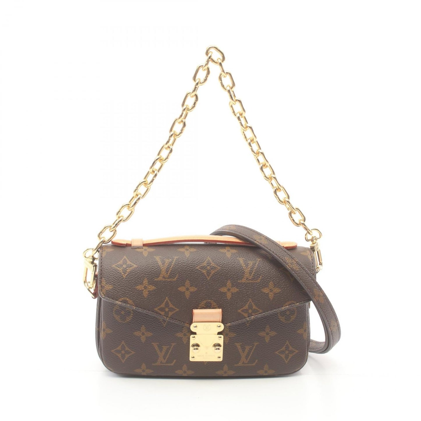 Louis Vuitton Pochette Metis EW Handbag Brown M46279