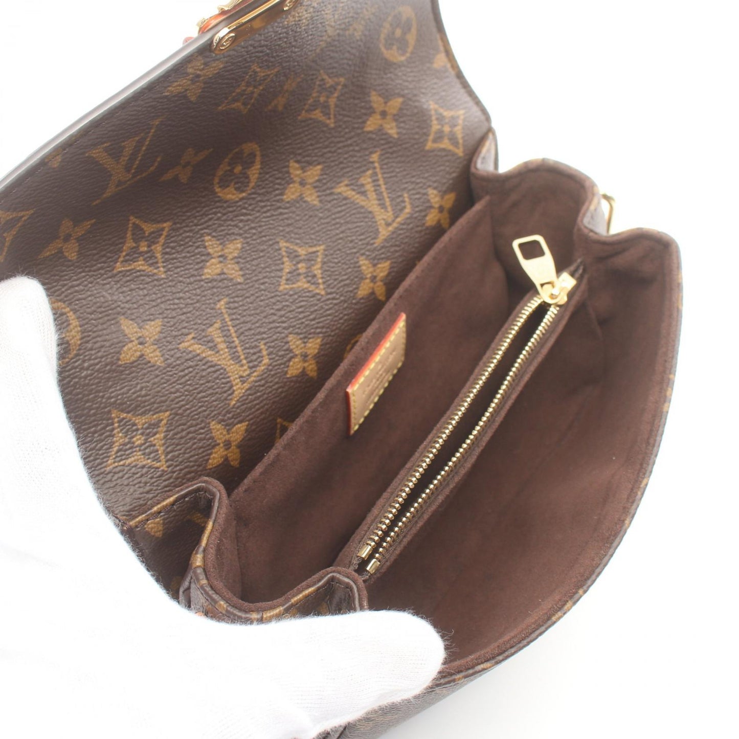 Louis Vuitton Pochette Metis EW Handbag Brown M46279