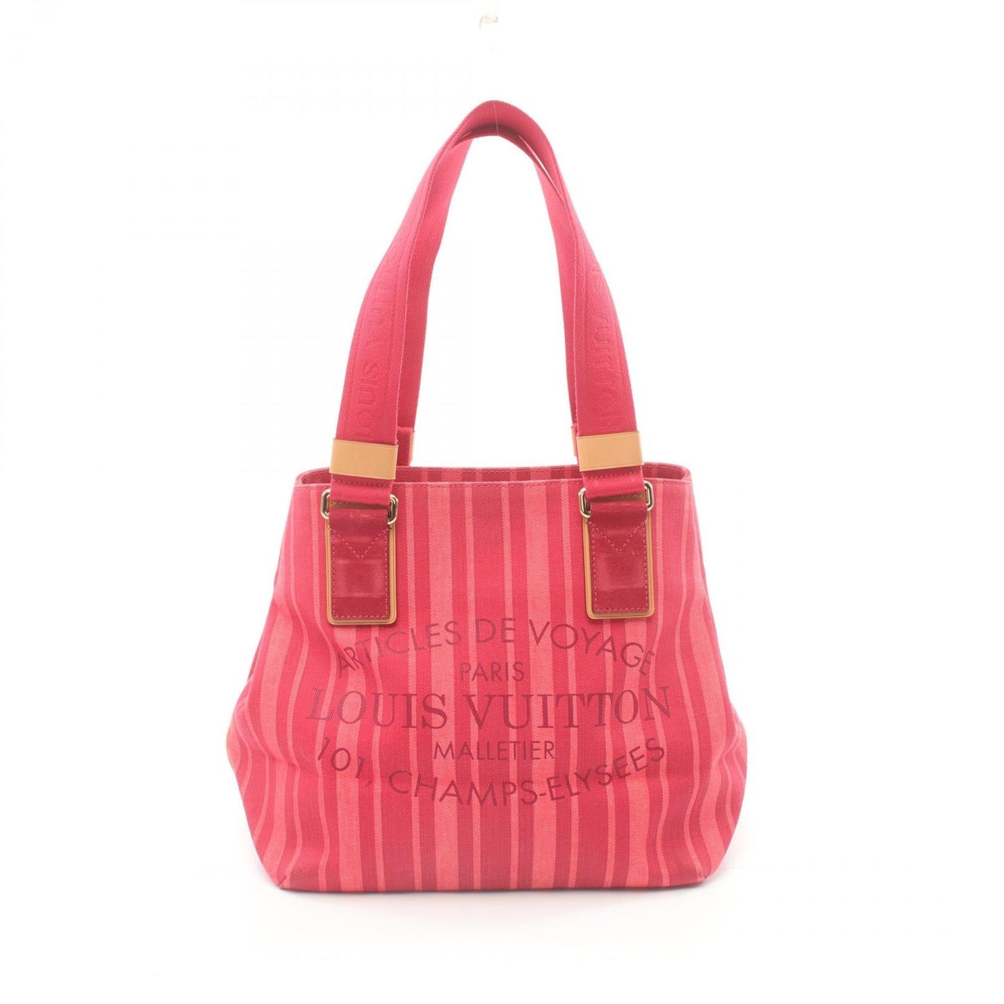 Louis Vuitton Canvas Suede Leather Cabas PM Tote