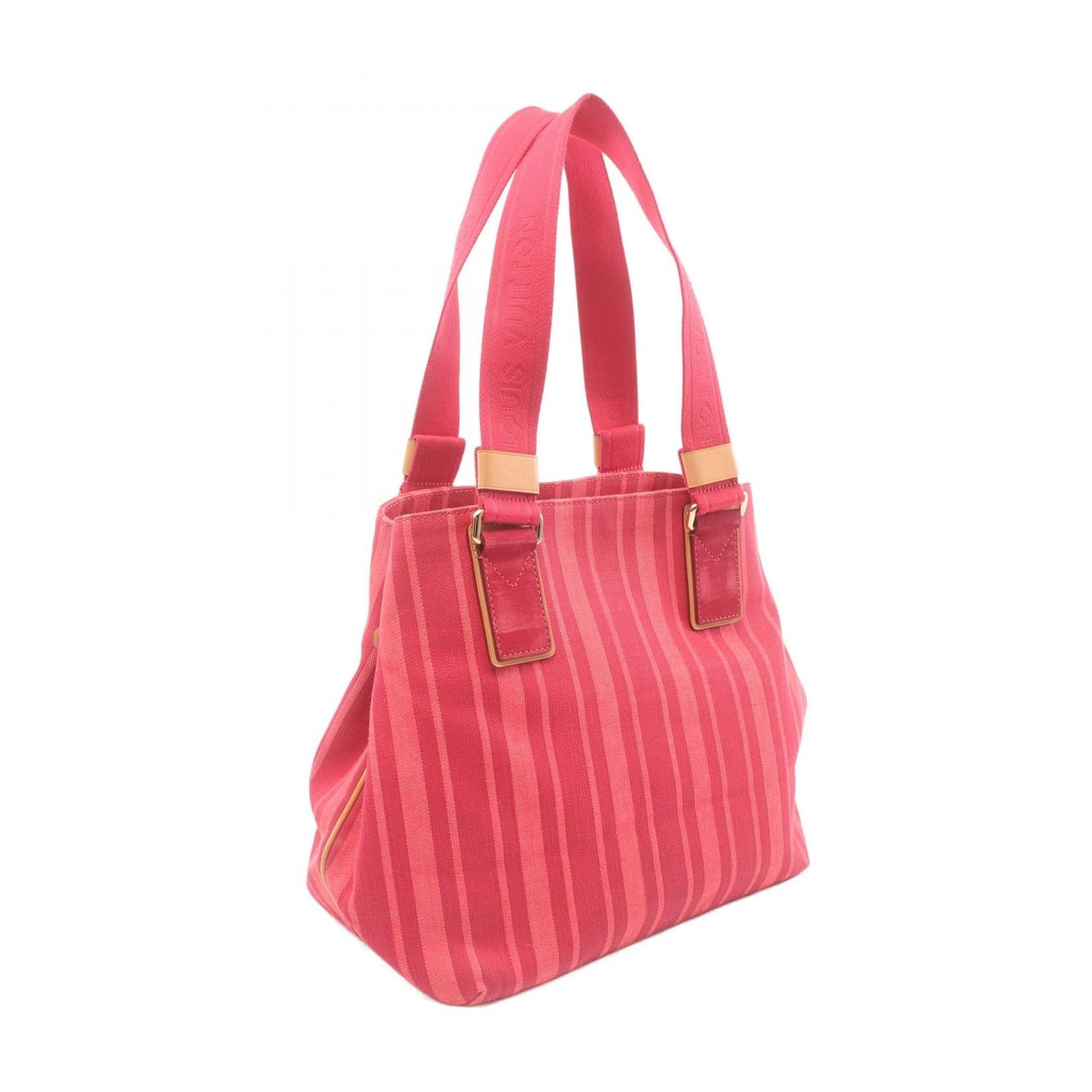 Louis Vuitton Canvas Suede Leather Cabas PM Tote