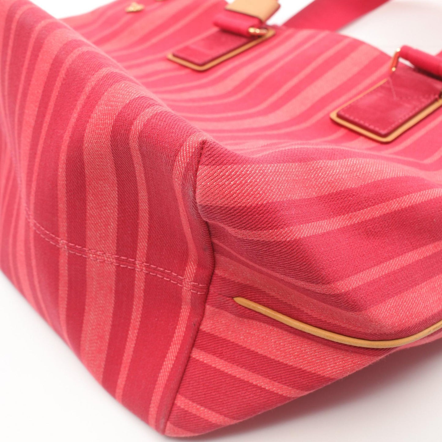 Louis Vuitton Canvas Suede Leather Cabas PM Tote