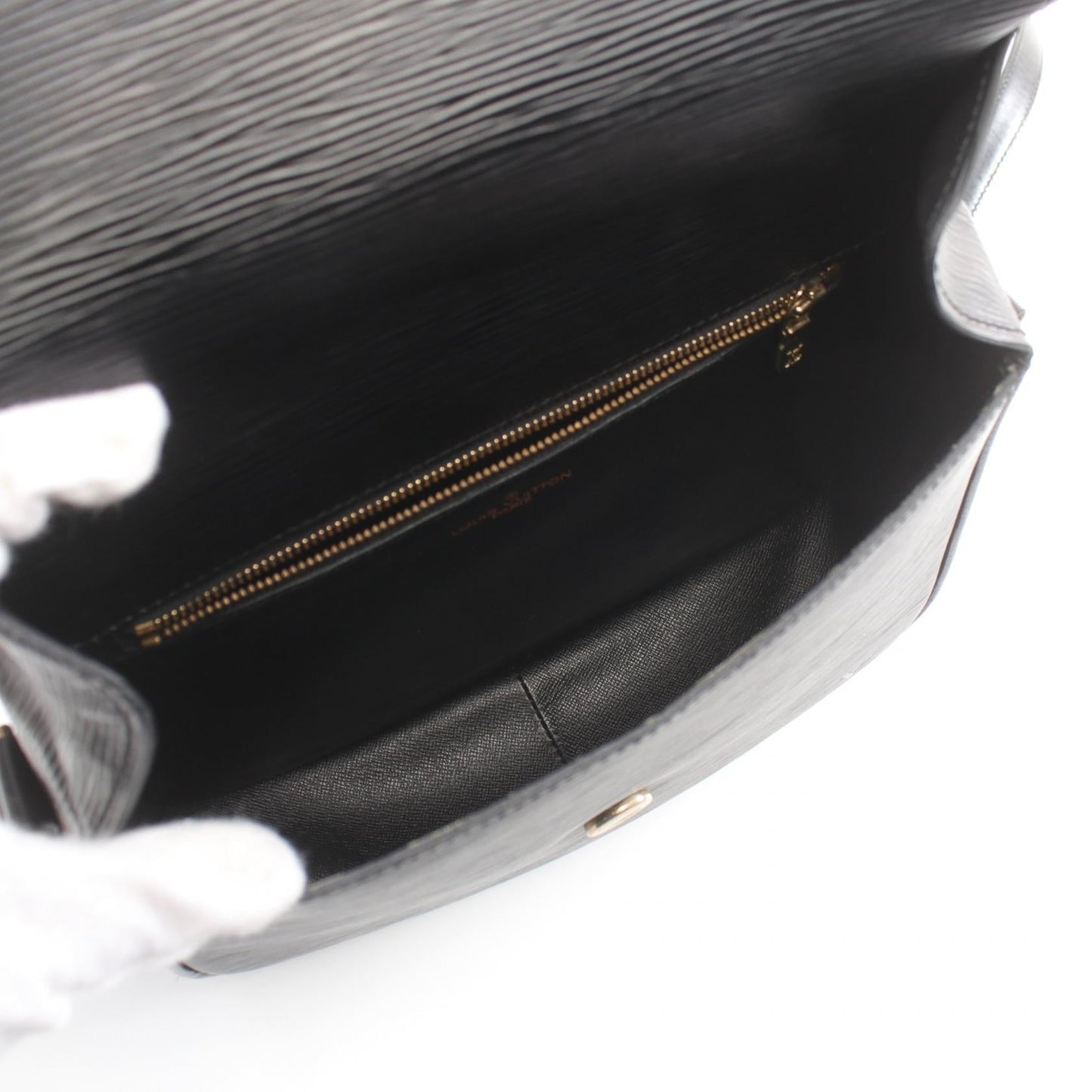 Louis Vuitton Epi Noir Leather Shoulder Bag M52192