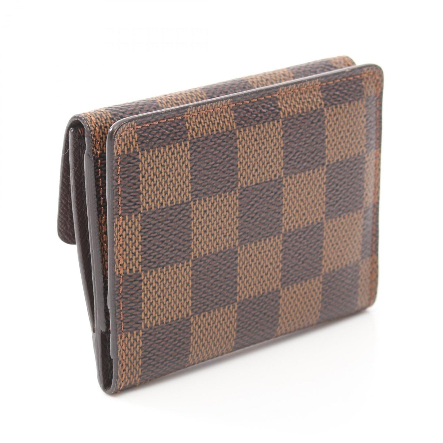 Louis Vuitton Damier Ebene Ludlow Coin Case  Canvas Coin Case N62925 in Great Condition