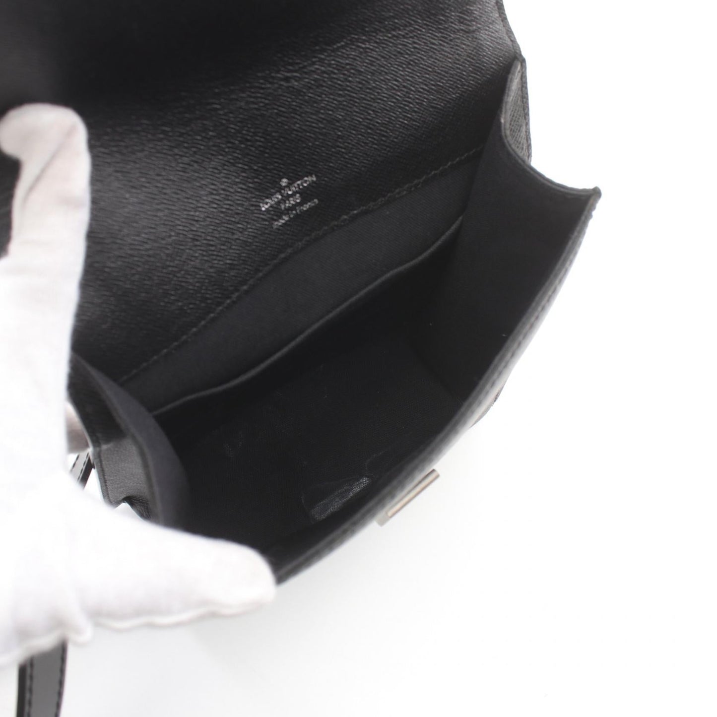 Louis Vuitton Taiga Leather Pochette Shoulder Bag