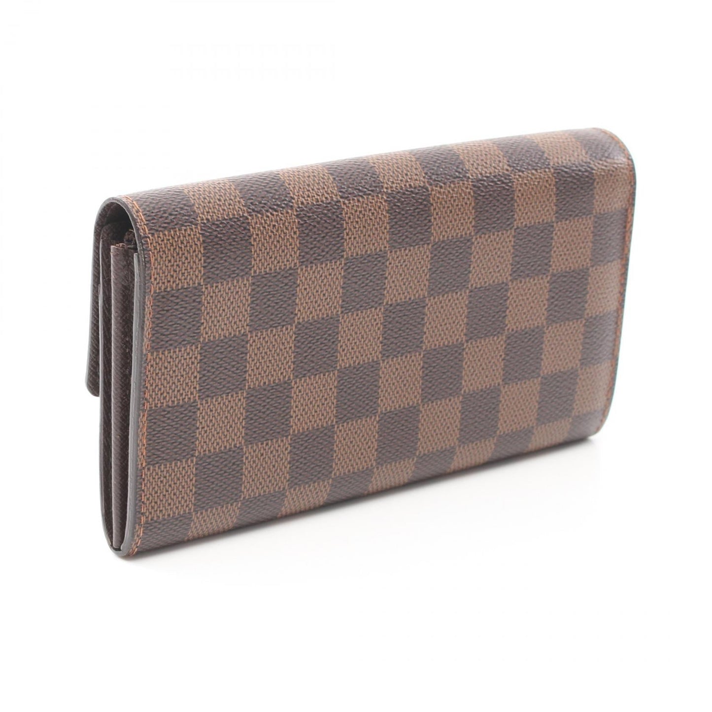 Louis Vuitton Damier Ebene Sarah  Canvas Long Wallet N61724 in New Condition