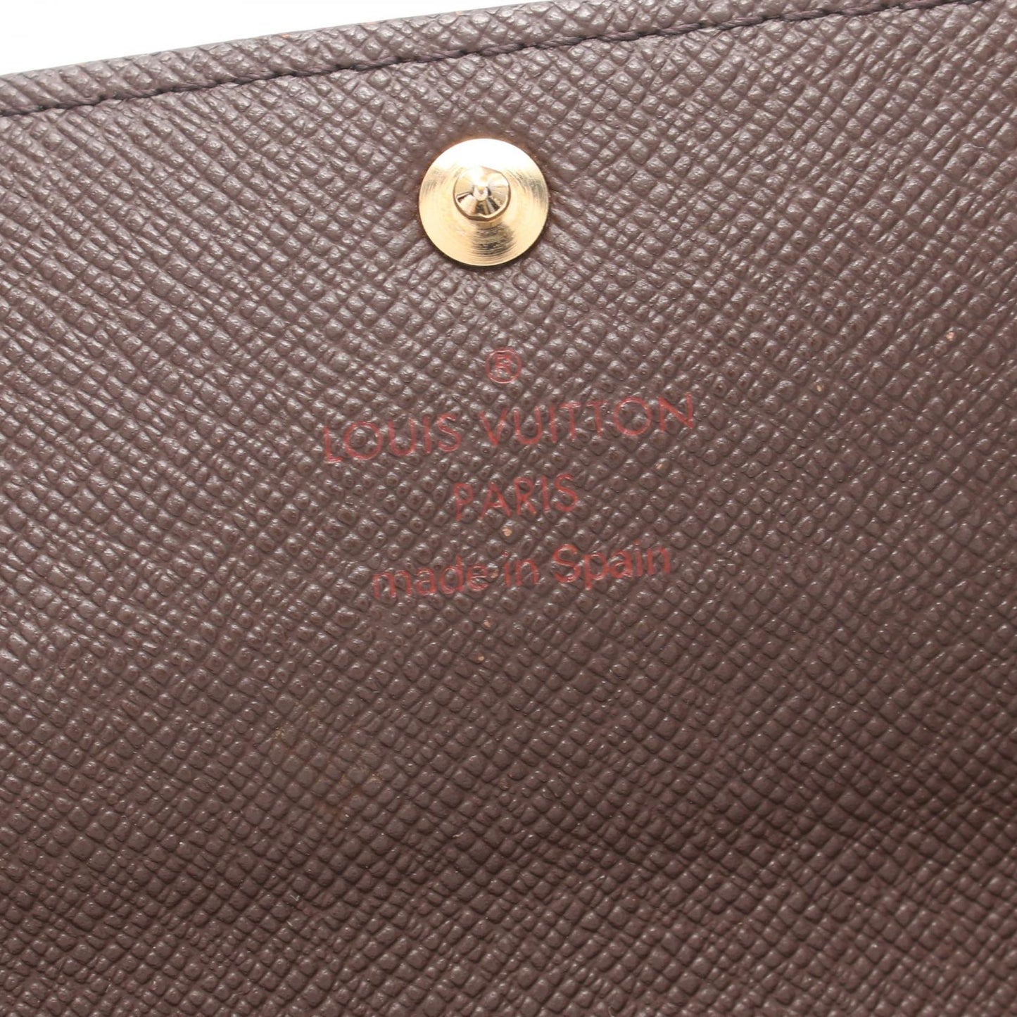 Louis Vuitton Damier Ebene Sarah  Canvas Long Wallet N61724 in New Condition